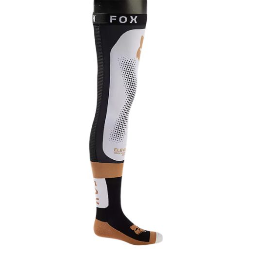 Calcetines Fox Racing Flexair Knee Brace - Negro/Blanco