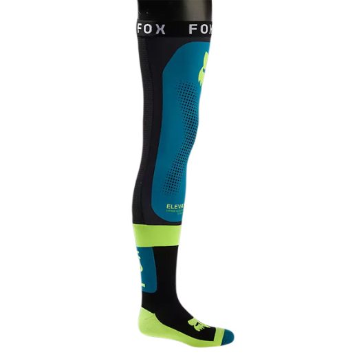 Calcetines Fox Racing Flexair Knee Brace - Azul Maui